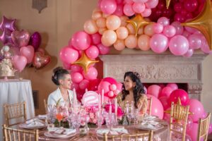 balloonzilla socal balloon designers event producers glinda good witch styled wedding photos jade elora photography maxwell house pasadena equally wed feature 2