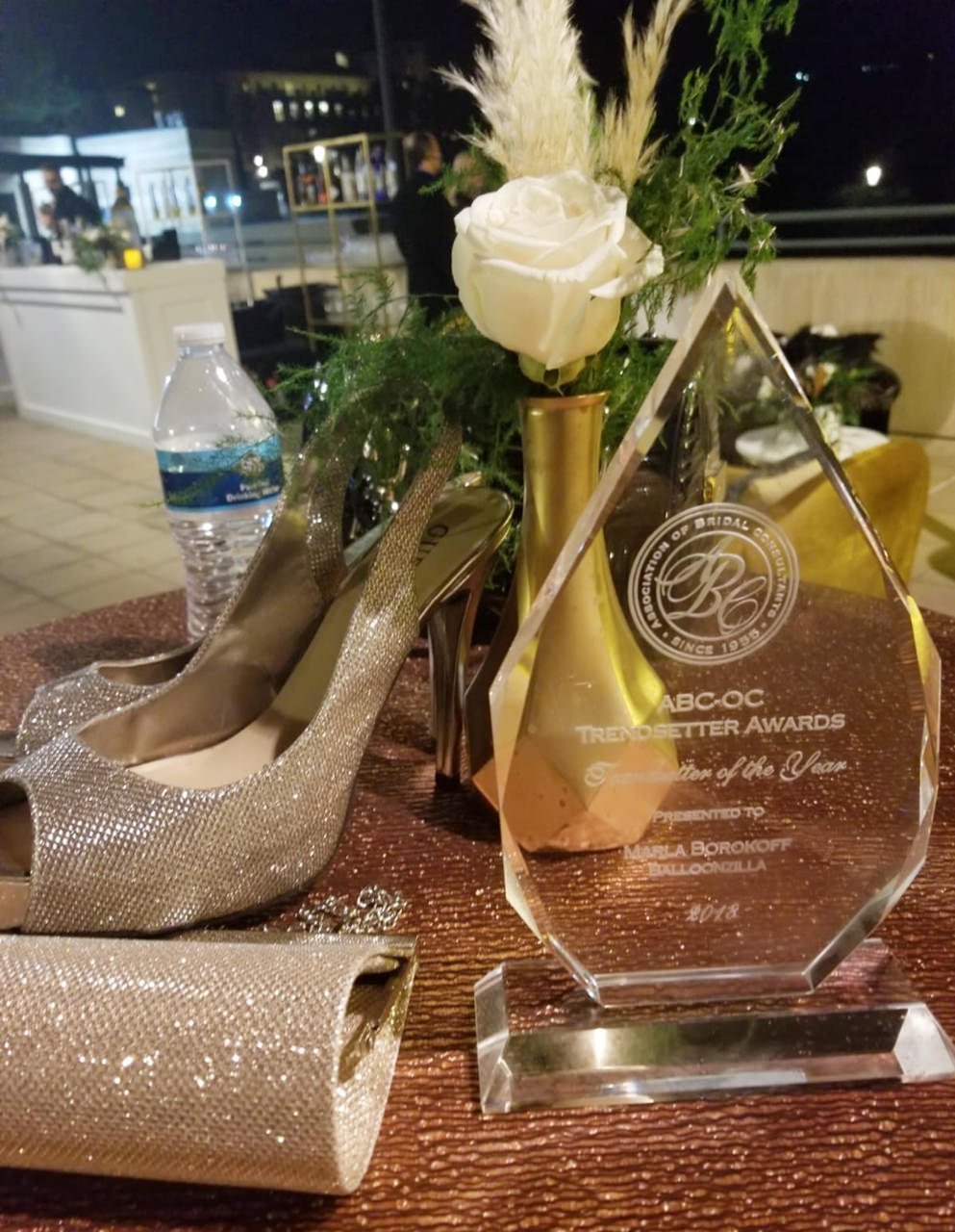 balloonzilla premier balloon designer event producer abc oc trendsetter of the year award 3