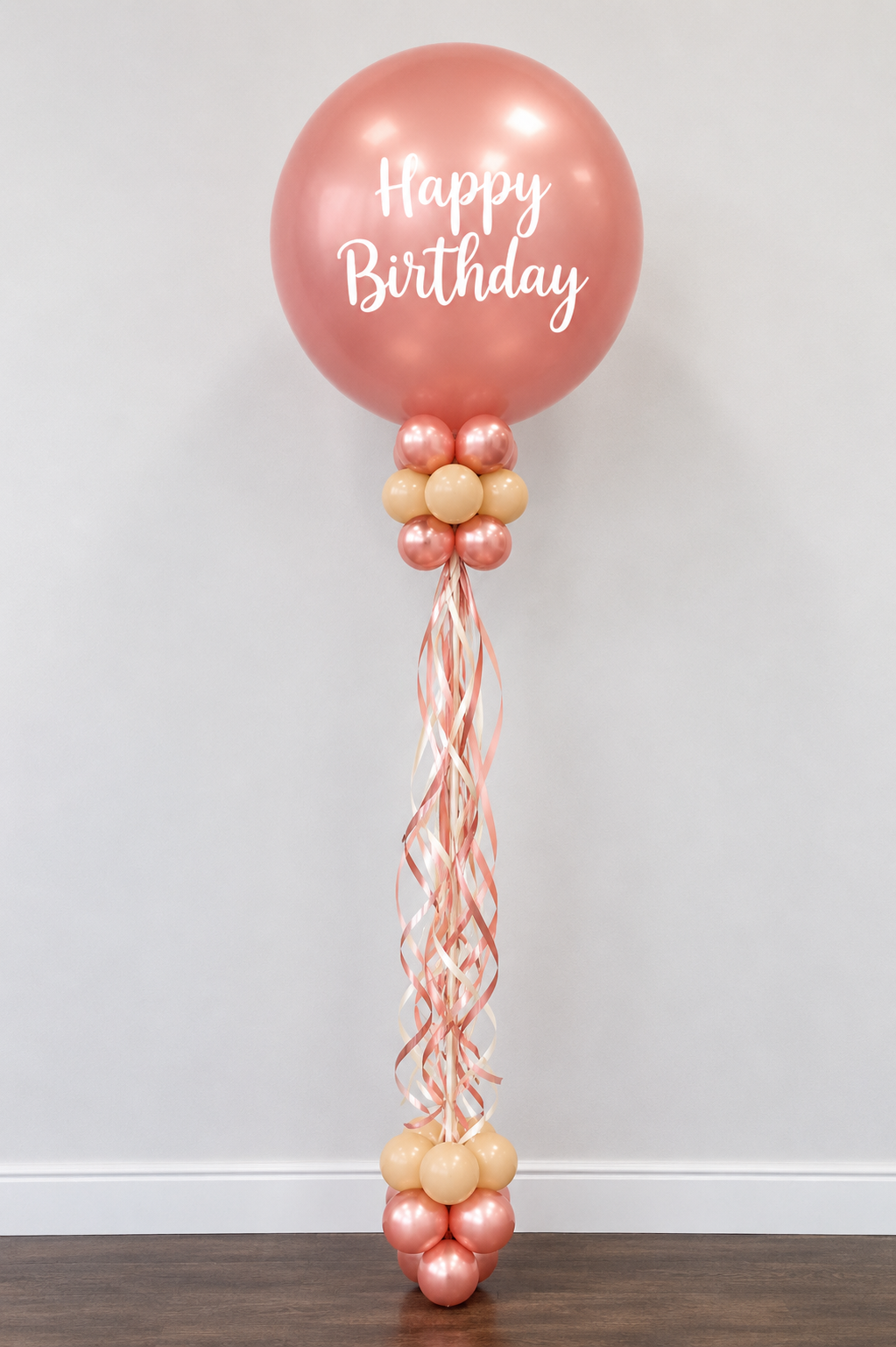 Rose Gold Tassel Balloon - Image 2