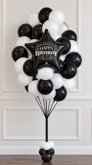 Black and White Up Bouquet