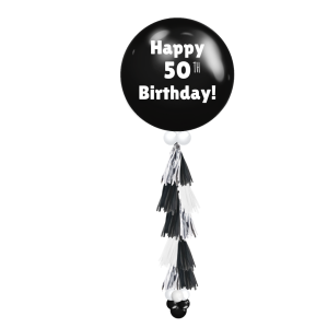 Black and White Tassel