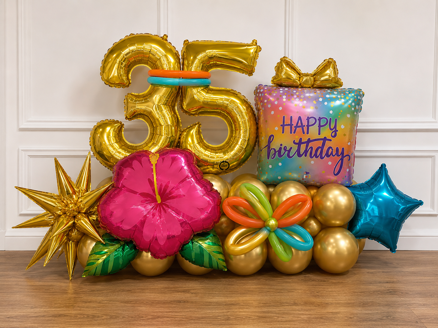 California Vibes Marquis Balloon Sculpture - Fancy