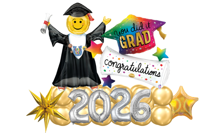 Congrats Grad Marquis Balloon Sculpture - Fancy