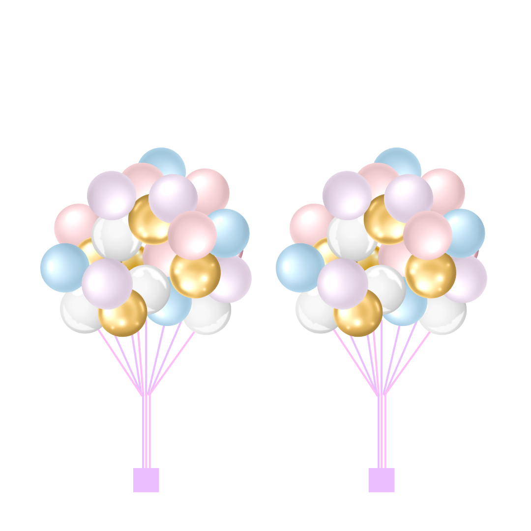 Pastel Unicorn Loose Balloons (2)