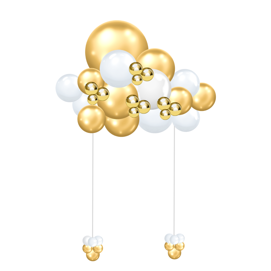 Champagne and Diamonds Simple Cloud