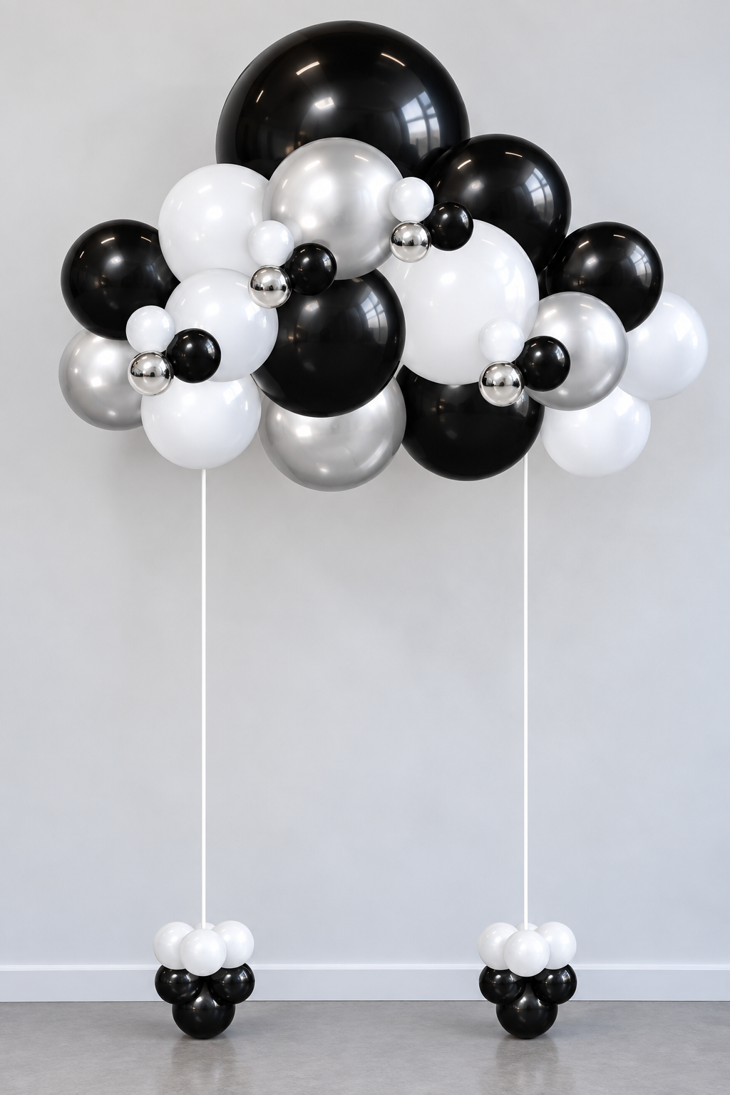 Black and White Cloud - Simple