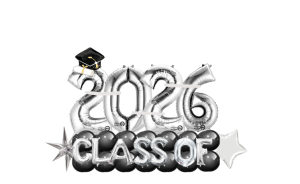 Class of 2026 Marquis Balloon Sculpture - Fancy