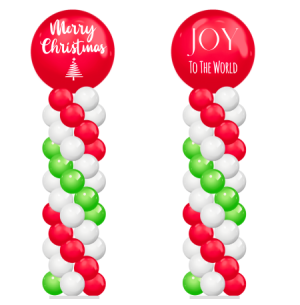 Christmas Joy Columns Double Spiral (250 × 457 px)