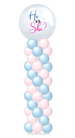 Gender Reveal Column Single Spiral (250 × 457 px)