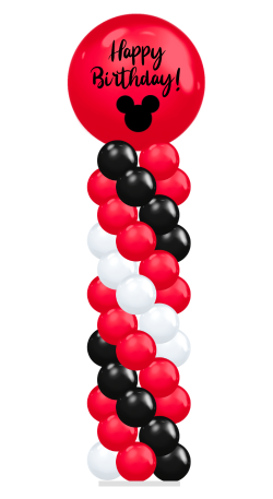 Mickey Mouse Column Single Spiral (250 × 457 px)