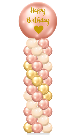 Rose Gold Column Single Spiral (250 × 457 px)