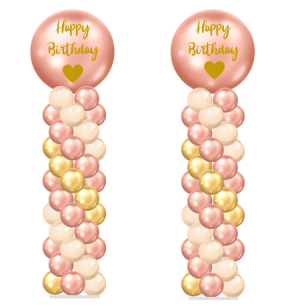 Rose Gold Columns Double Spiral (250 × 457 px)