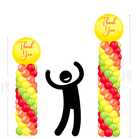 Thank You Columns Double Spiral 8 and 10 feet (1)