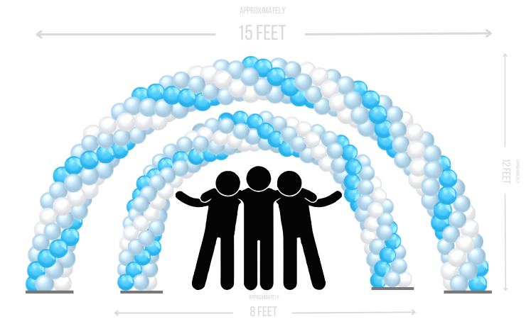 Baby Boy Arch 20 and 30 foot (1)