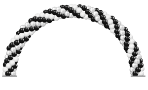 Black & White Arch 20 foot