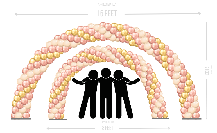 Bridal Shower Arch 20 and 30 foot (2)
