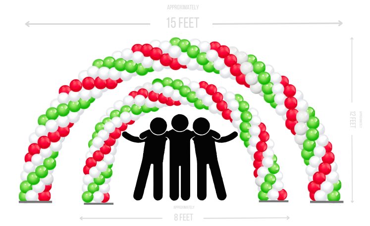 Christmas Joy Arch 20 and 30 foot (1)