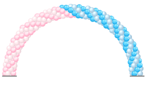 Gender Reveal Arch 5 20 foot (1)