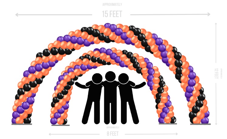 Halloween Arch 20 and 30 foot (1)