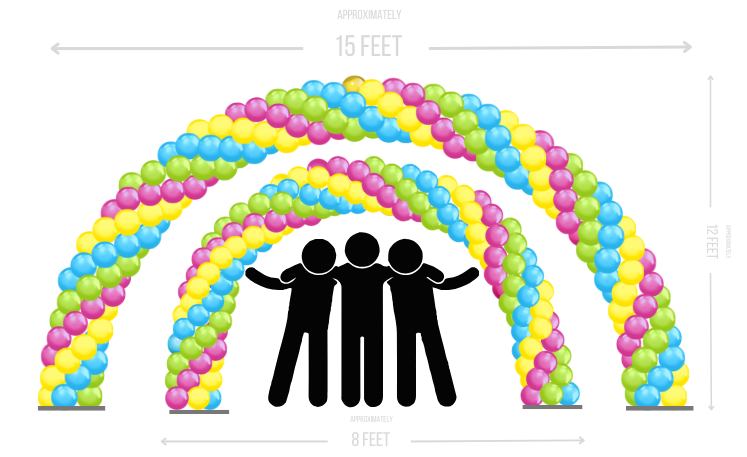 Sweetest Day Arch 20 and 30 foot (1)