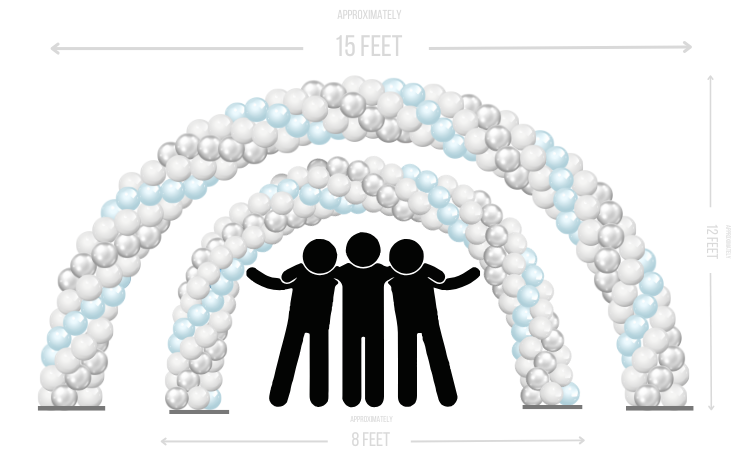 Winter Wonderland Arch 20 and 30 foot (1)