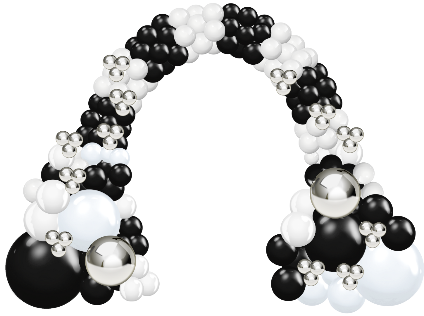 Black & White Organic Arch