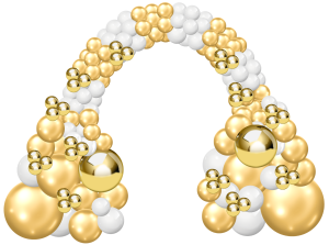 Champagne & Diamonds Organic Arch