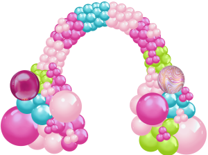 Let's Flamingle Organic Arch
