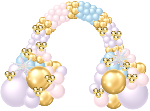 Pastel Unicorn Organic Arch