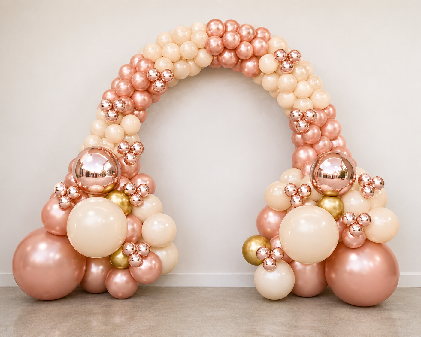 Rose Gold Organic Arch - 20ft