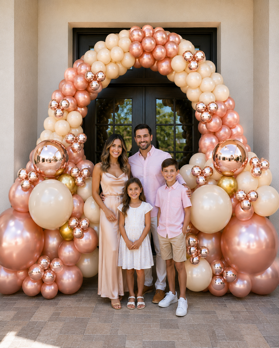Rose Gold Organic Arch - 20ft - Image 2