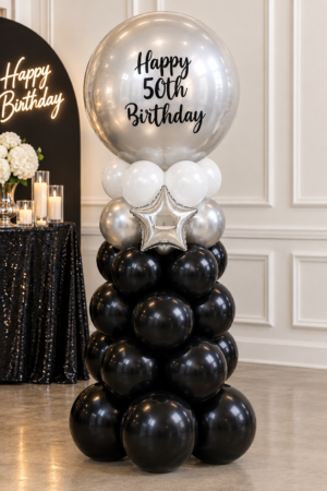 Black and White Small Column