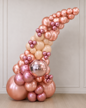 Rose Gold Crescent Column