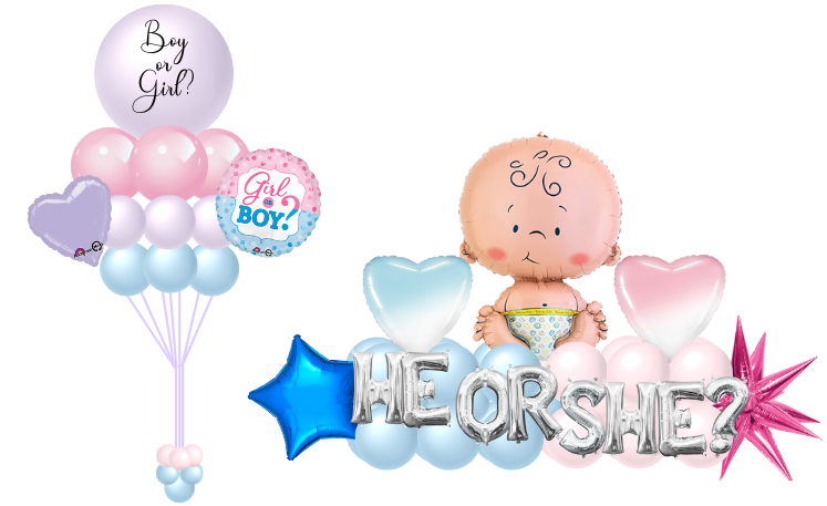 Gender Reveal Fancy Marquis w sm bq