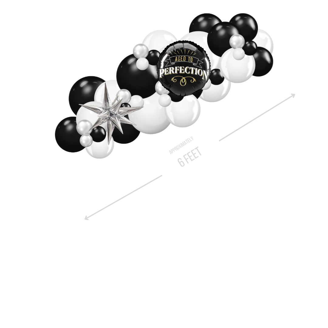 Black and White Fancy Garland Small (1)