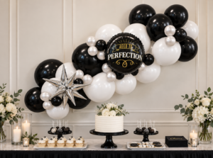 Black and White Garland - Fancy