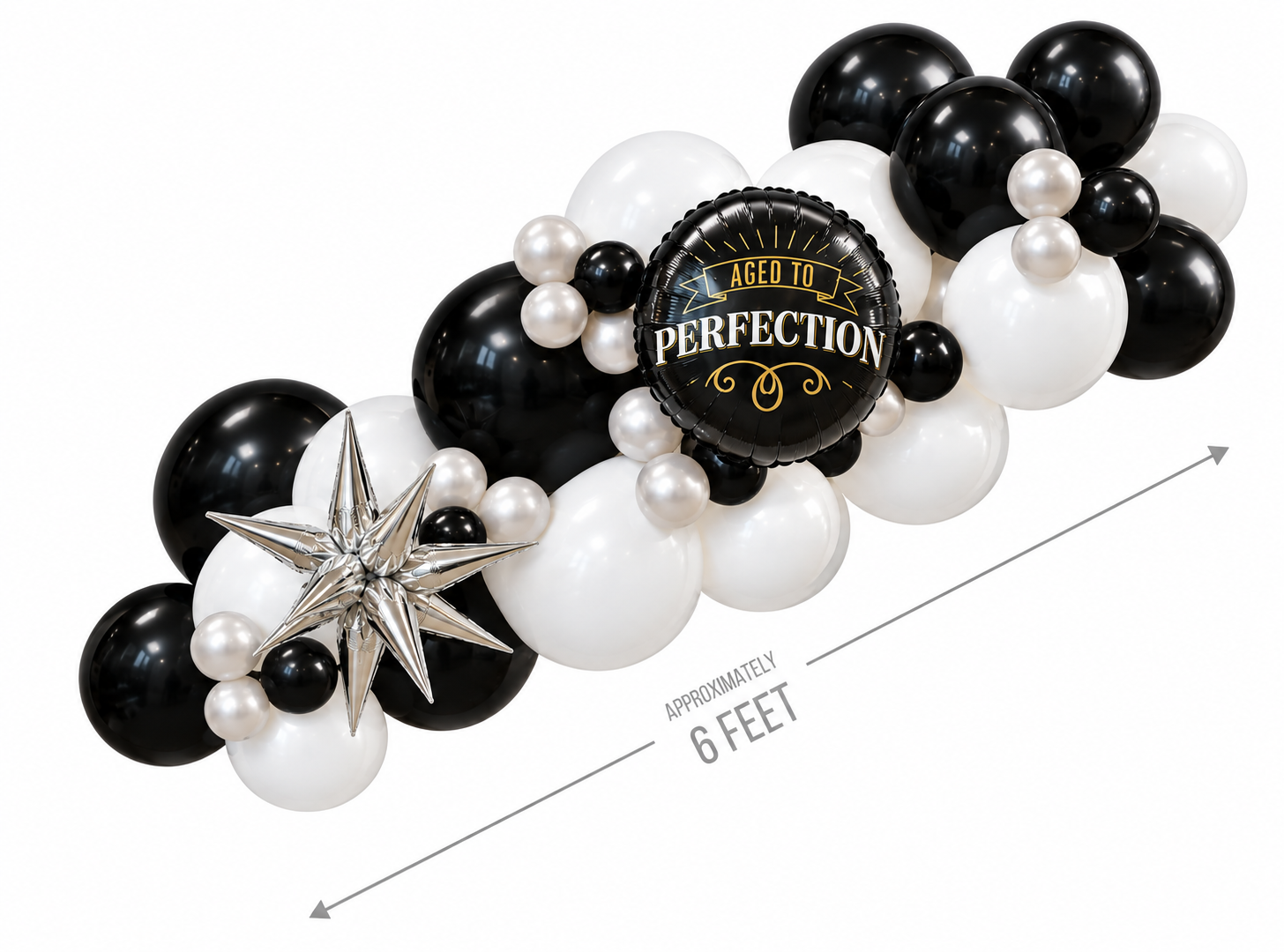 Black and White Garland - Fancy - Image 3
