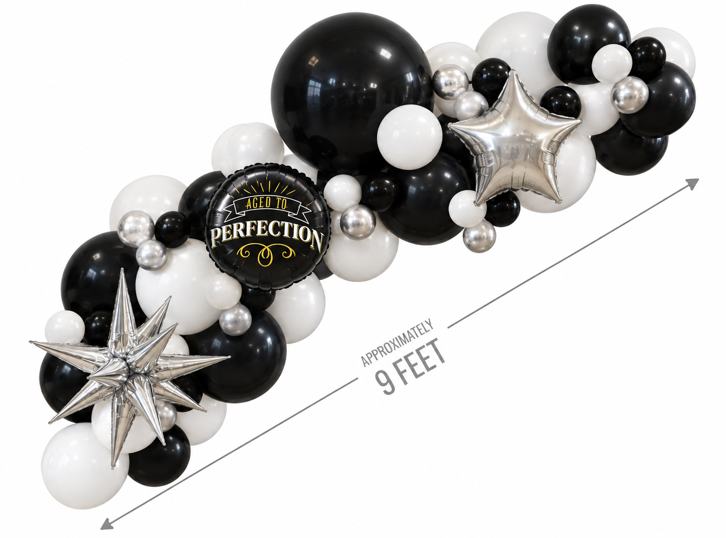 Black and White Garland - Fancy - Image 4