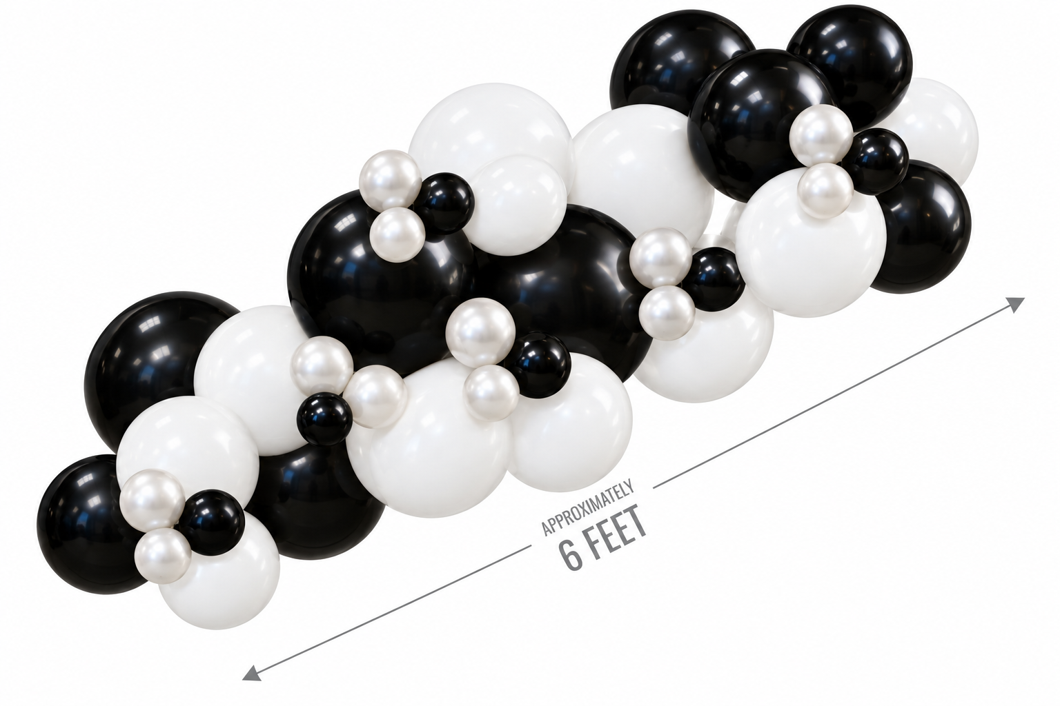 Black and White Garland - Simple - Image 3