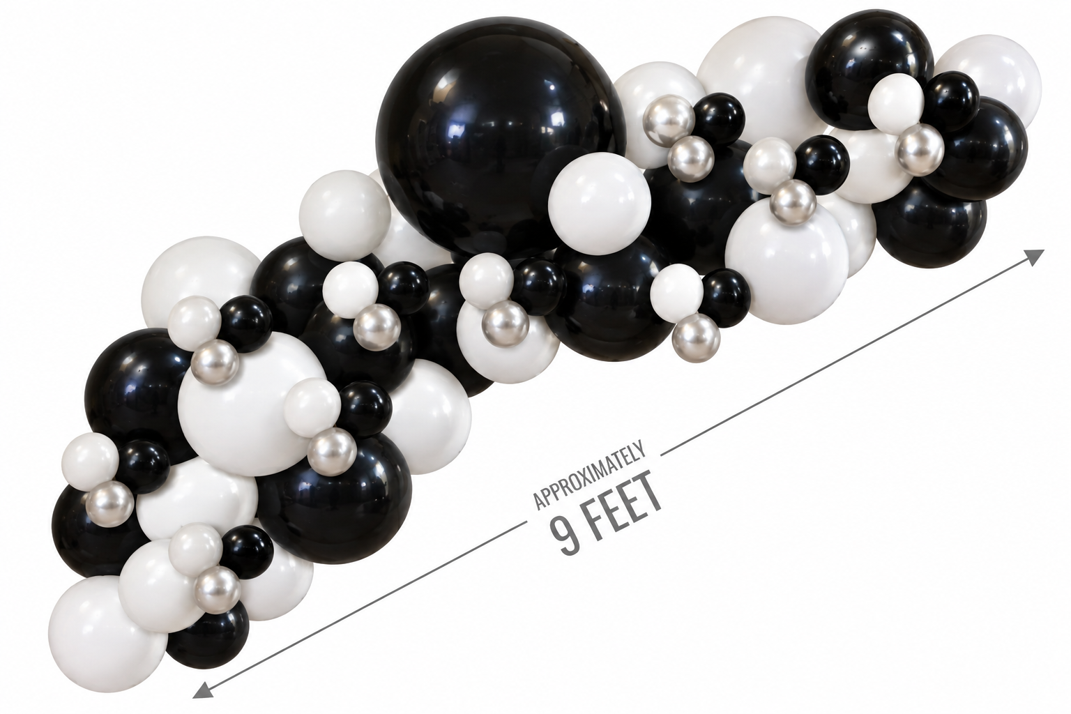 Black and White Garland - Simple - Image 4