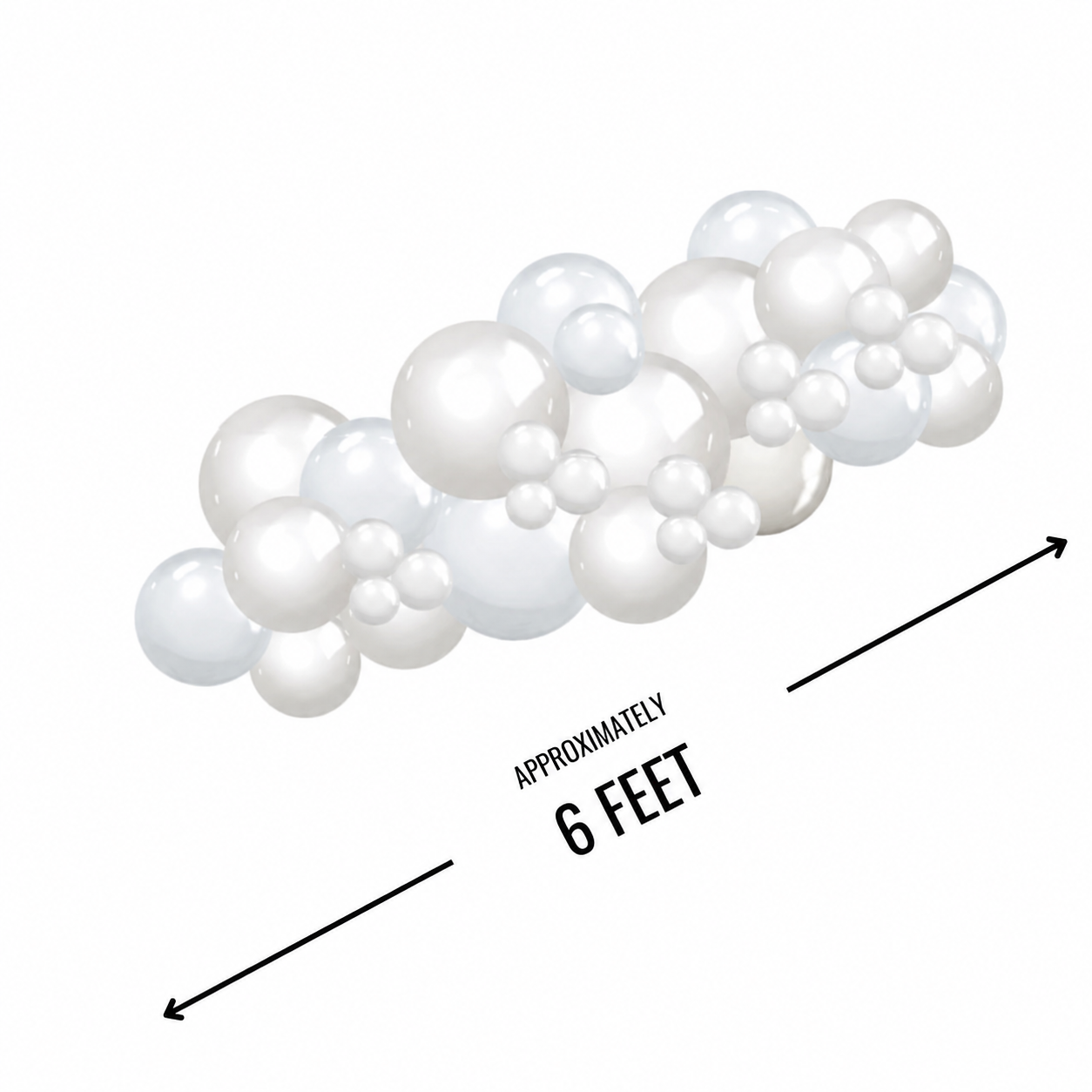 White Garland - Simple - Image 3
