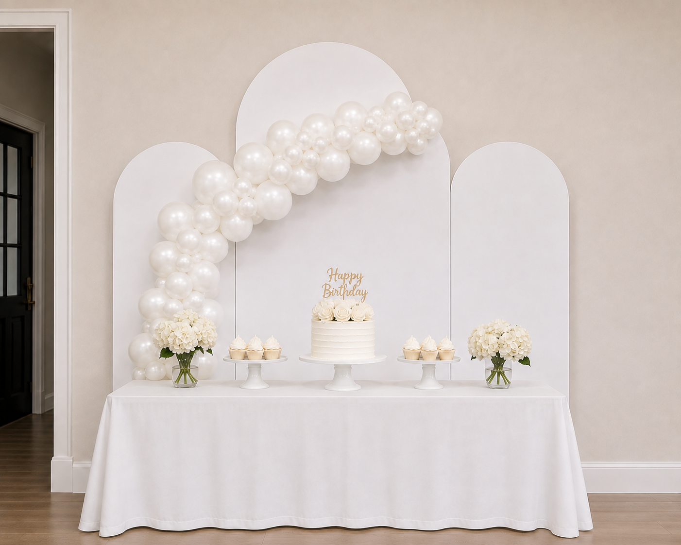White Garland - Simple - Image 2