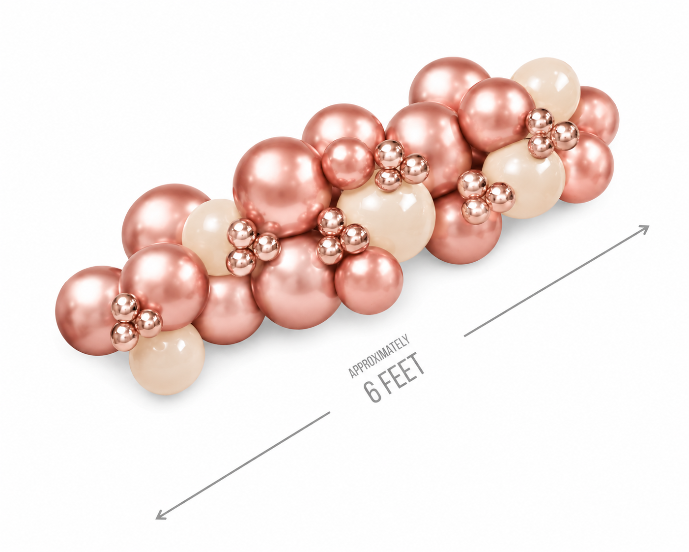 Rose Gold Garland - Simple - Image 3