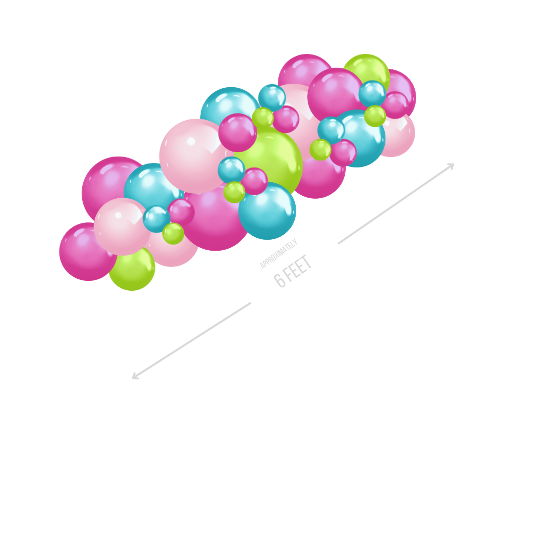 Let's Flamingle Simple Garland Small (5)