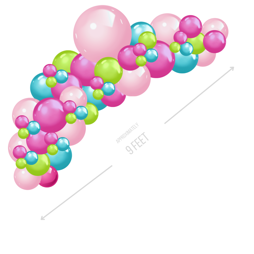 Let's Flamingle Simple Garland Large (2)