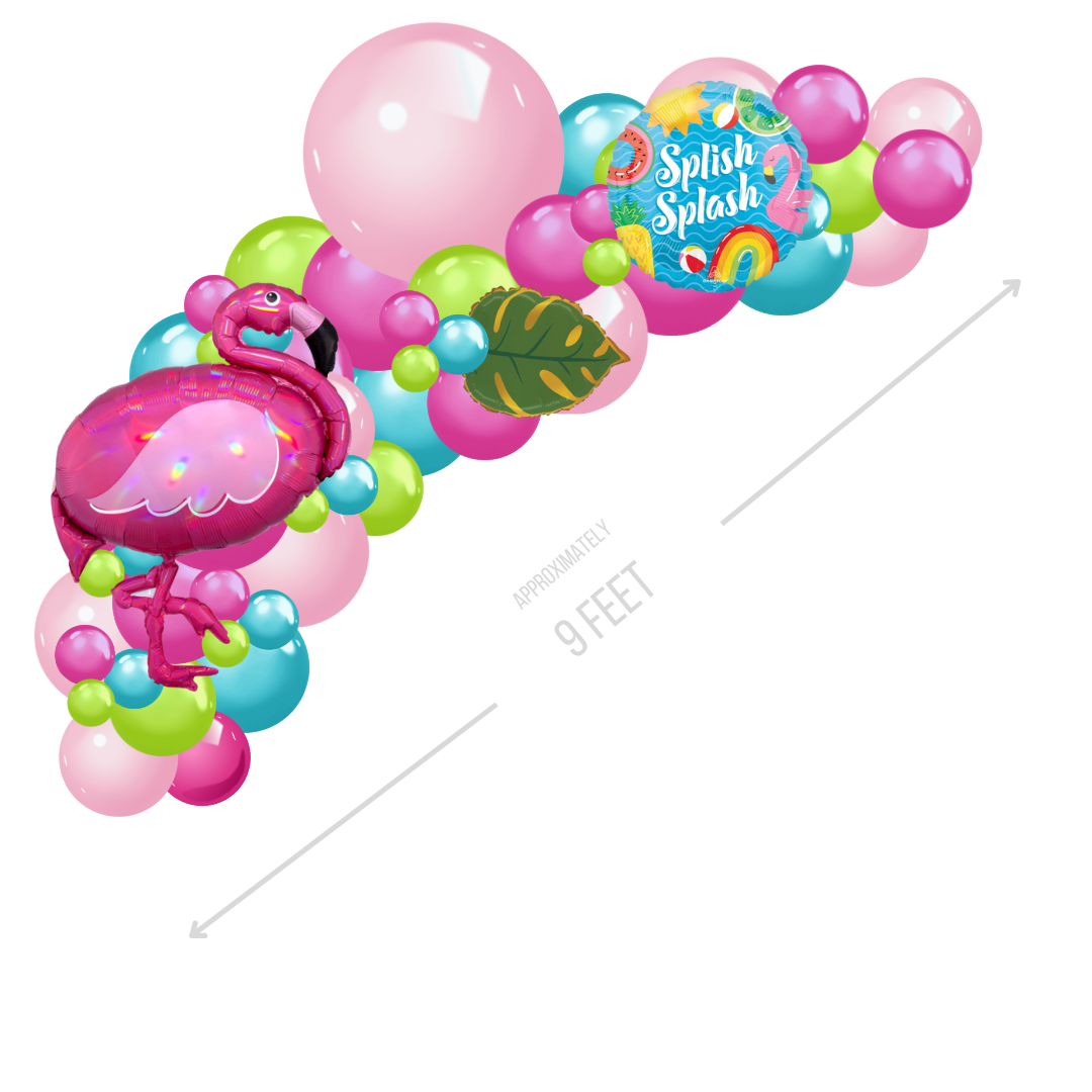 Let's Flamingle Fancy Garland Large (2)