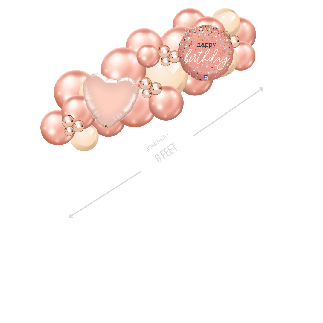 Rose Gold Fancy Garland Small (2)