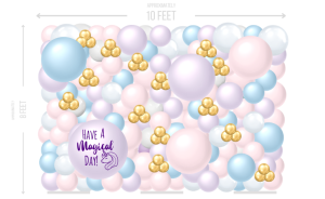Pastel Unicorn Wall Simple Large (1)