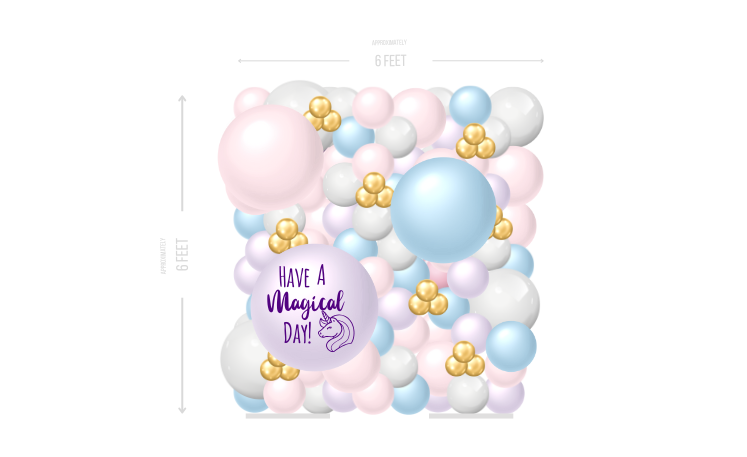 Pastel Unicorn Wall Simple Small (1)