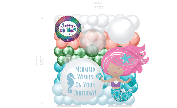 Mermaid Wall Fancy Small (1)